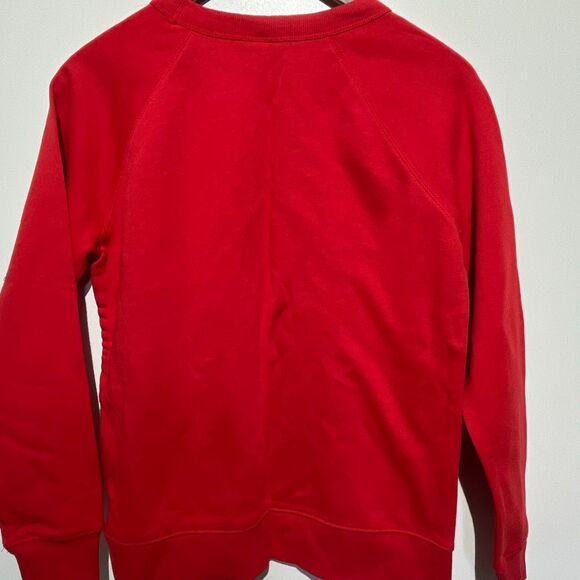 Old Navy Women's Red ‘All For Love’ Crewneck Pullover Sweatshirt Size XS NWT - Picture 7 of 10
